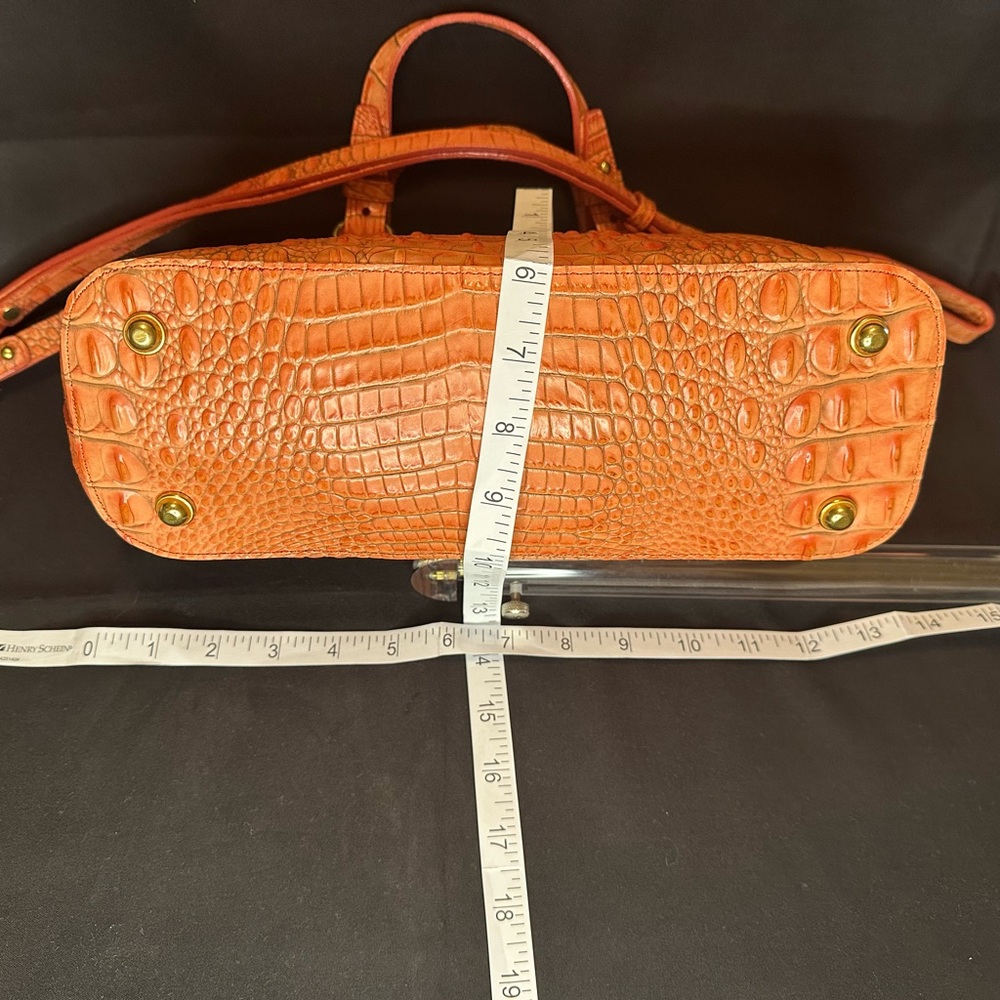 Brahmin Vintage Mini Asher Tulle Coral Melbourne RARE - Picture 6 of 10
